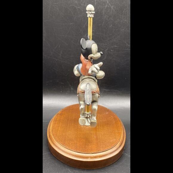 Chilmark Disney ~ Mickey & Minnie Mouse Carousel Ride LE Pewter Figurines - Picture 8 of 9